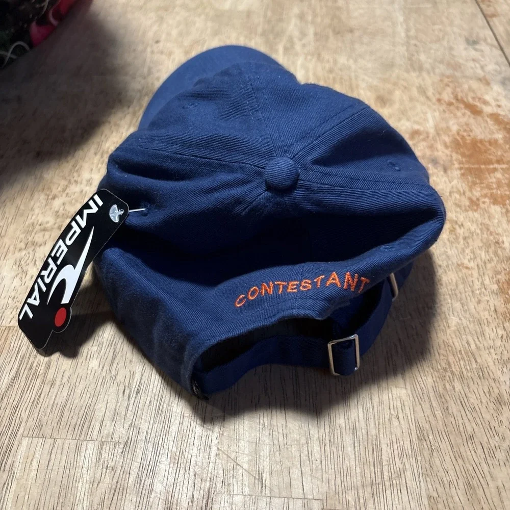 Imperial Montclair Golf Club Blue Cotton Strapback Boys Golf Cap Hat NWT